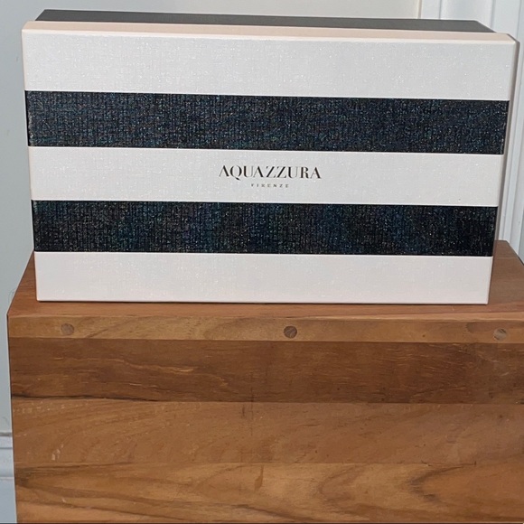 🦄 AQUAZZURA DALIA MOCASSIN SUGAR ALMOND SZ 39 - Picture 9 of 10